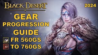 ✔️ BDO | Ultimate Gear Progression Guide for Everyone | From 560GS to 750GS | Crystals & Lightstones