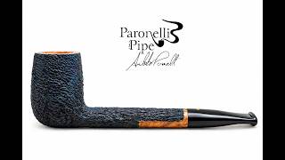 Video: Pipa Paronelli radica canadese rusticata night blue fatta a mano