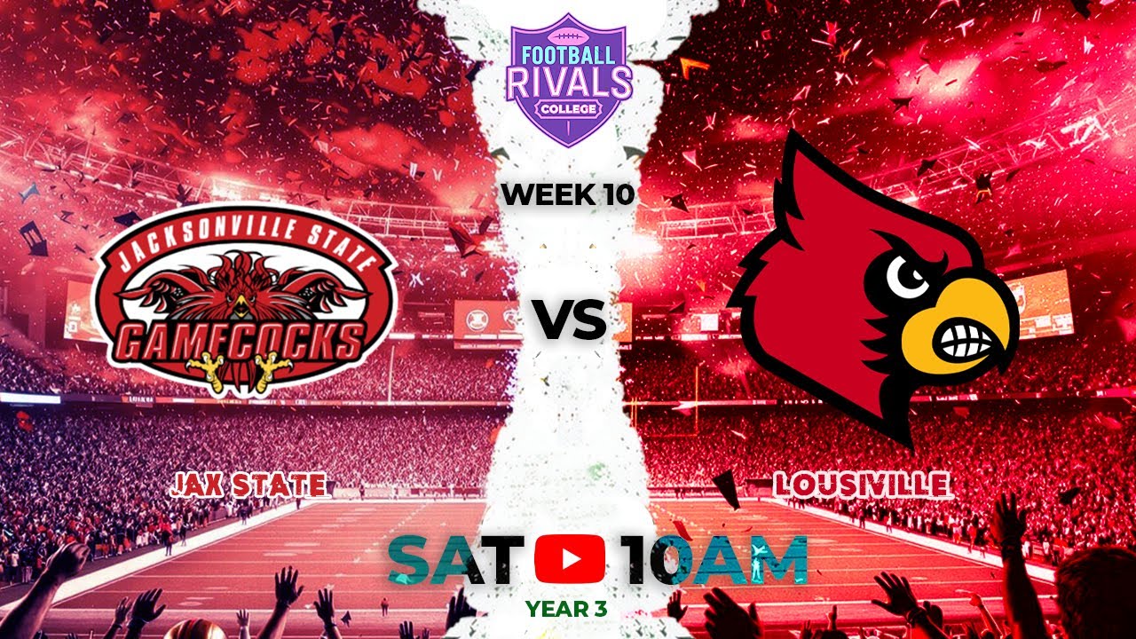 Louisville Rivals JACKSONVILLE STATE AT LOUISVILLE WEEK 10 : FOOTBALL RIVALS COLLEGE ...
