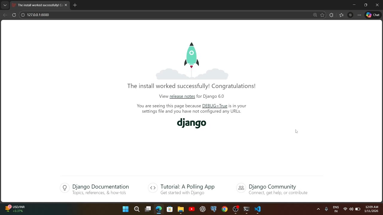 Django Tutorial for Beginners | Install Django & Create First Project Step by Step