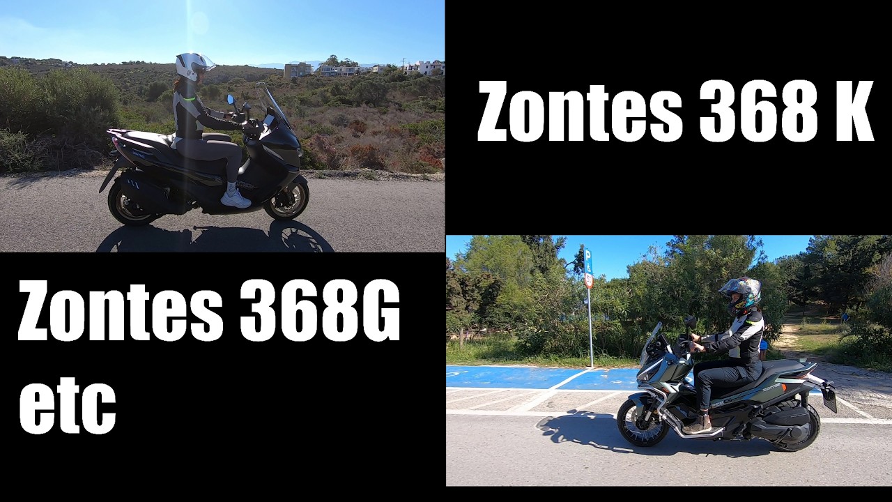 Zontes 368K vs Zontes 368G ETC – Video