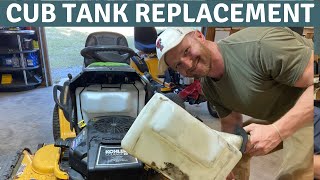 Cub Cadet Fuel Tank Removal & Install (BONUS SCENE!!!)