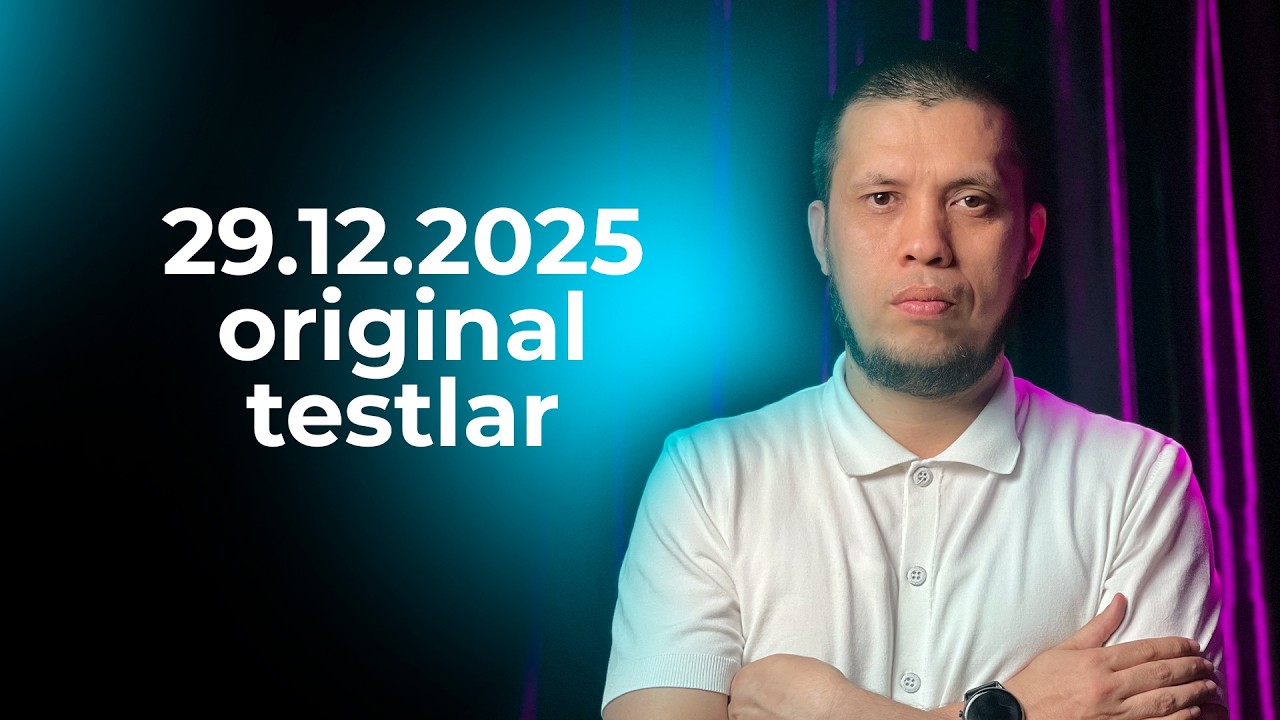 29.12.2025 MILLIY SERTIFIKAT TESTI TAHLILI (2025 DEKABR)