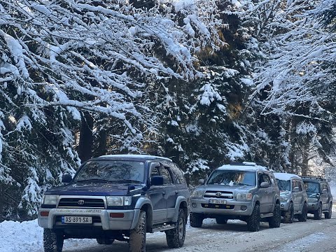 ჩვენი მოგზაურობა კახისის ტბაზე/Kakhisi Lake snow expedition  05.01.2022