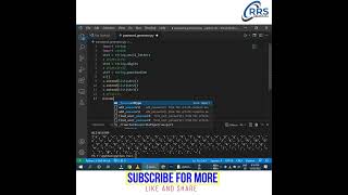 Create a password generator using python | Create Strong password #python #strongpassword