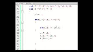 Selection Sort (C Implementation)