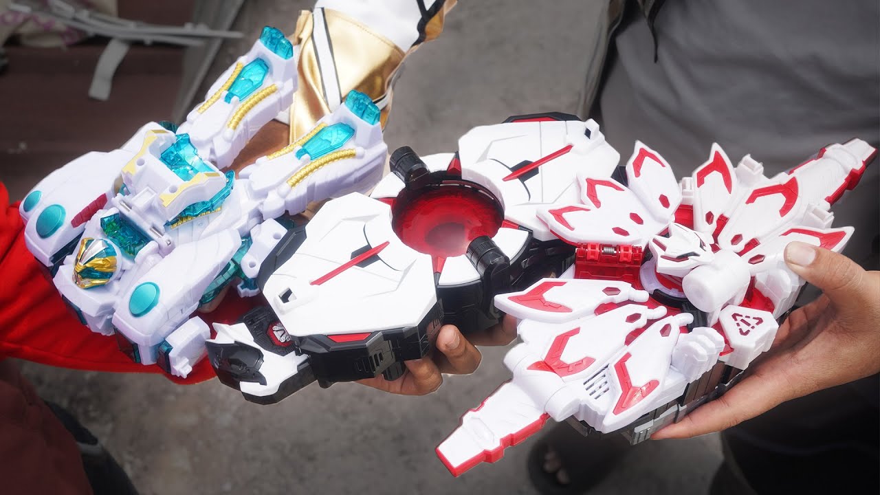 Don't Littering!! White Heroes United To Keep the Streets Clean!! Tokusatsu Hero Henshin!!