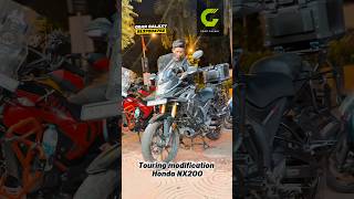 Touring modification done on nx 200 free installation available in gear galaxy store parel mumbai