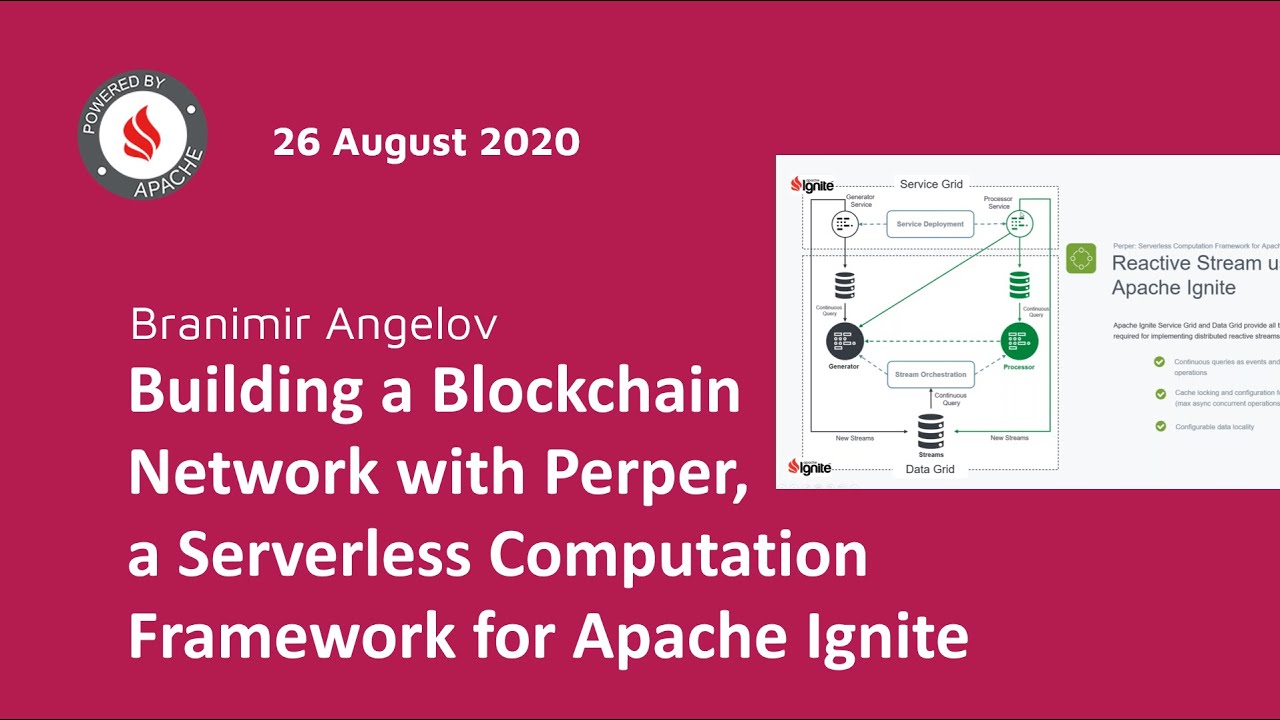 Building a Blockchain Network with Perper, a Serverless Computation  Framework for Apache Ignite