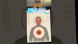 Canik SFX Rival S at the range #caniksfxrivals #firearmseducation #gunrangesafety Out the box 🔥