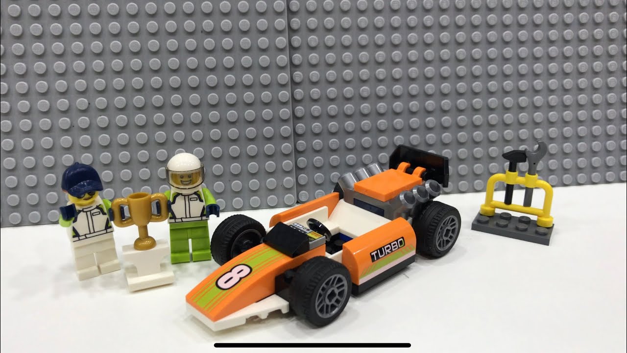 [快砌］樂高城市系列60322 賽車 |［Speed Build] Lego City 60322 Race Car（2023）