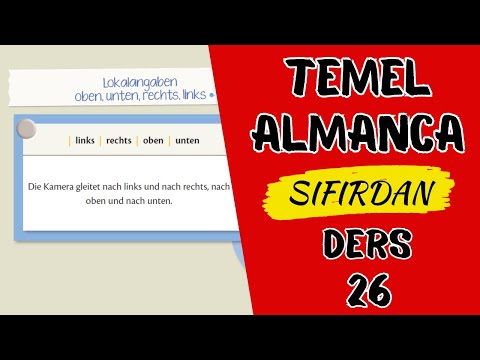 Almanca A1 Dersleri | Ders 26 | Neue Stadt Neue Schule