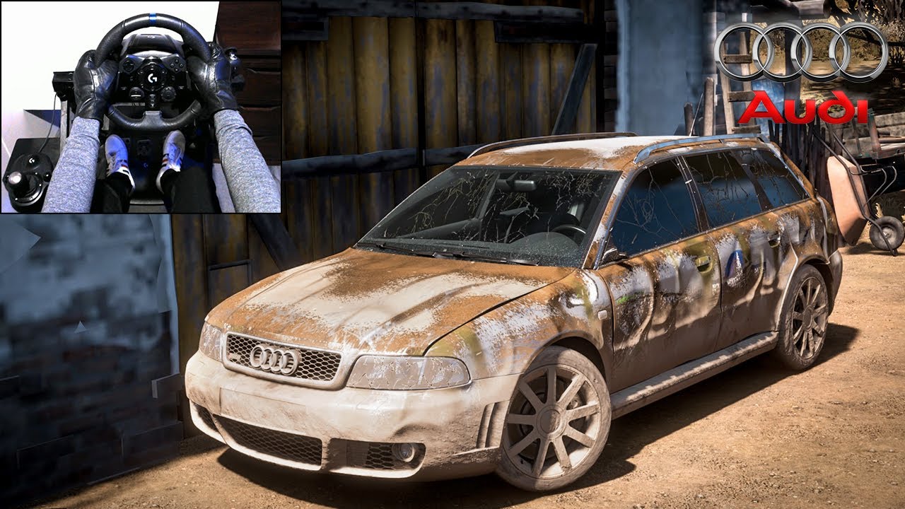 Rebuilding AUDI RS 4 AVANT - Forza Horizon 5 Logitech G923 Gameplay