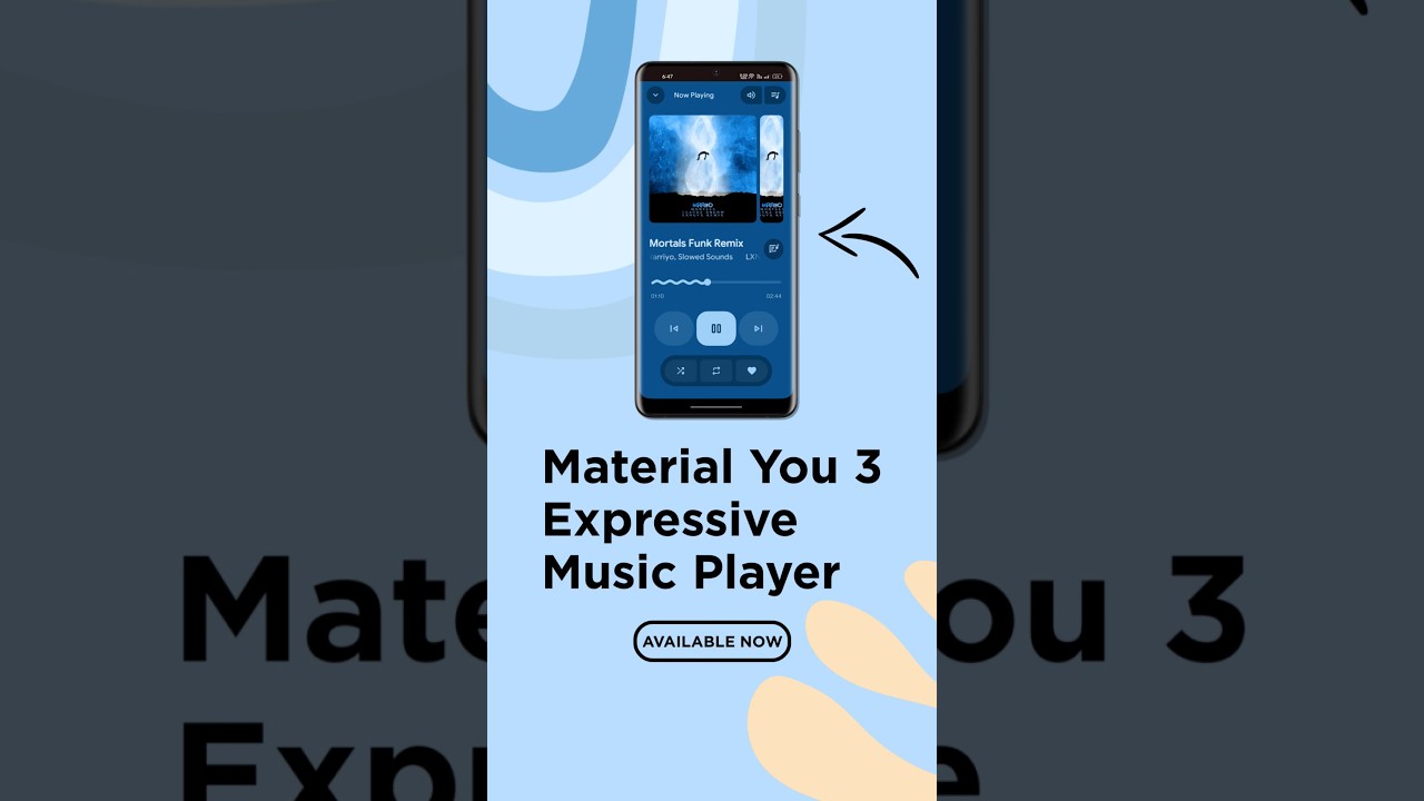 Получите Material You 3 — выразительный музыкальный проигрыватель для всех устройств Android 