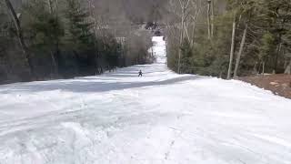 Satan’s Stairway double diamond trail at Ski Sundown 3/12/23