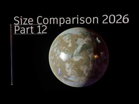 Size Comparison 2026 (Part 12) 4K 60FPS 3D
