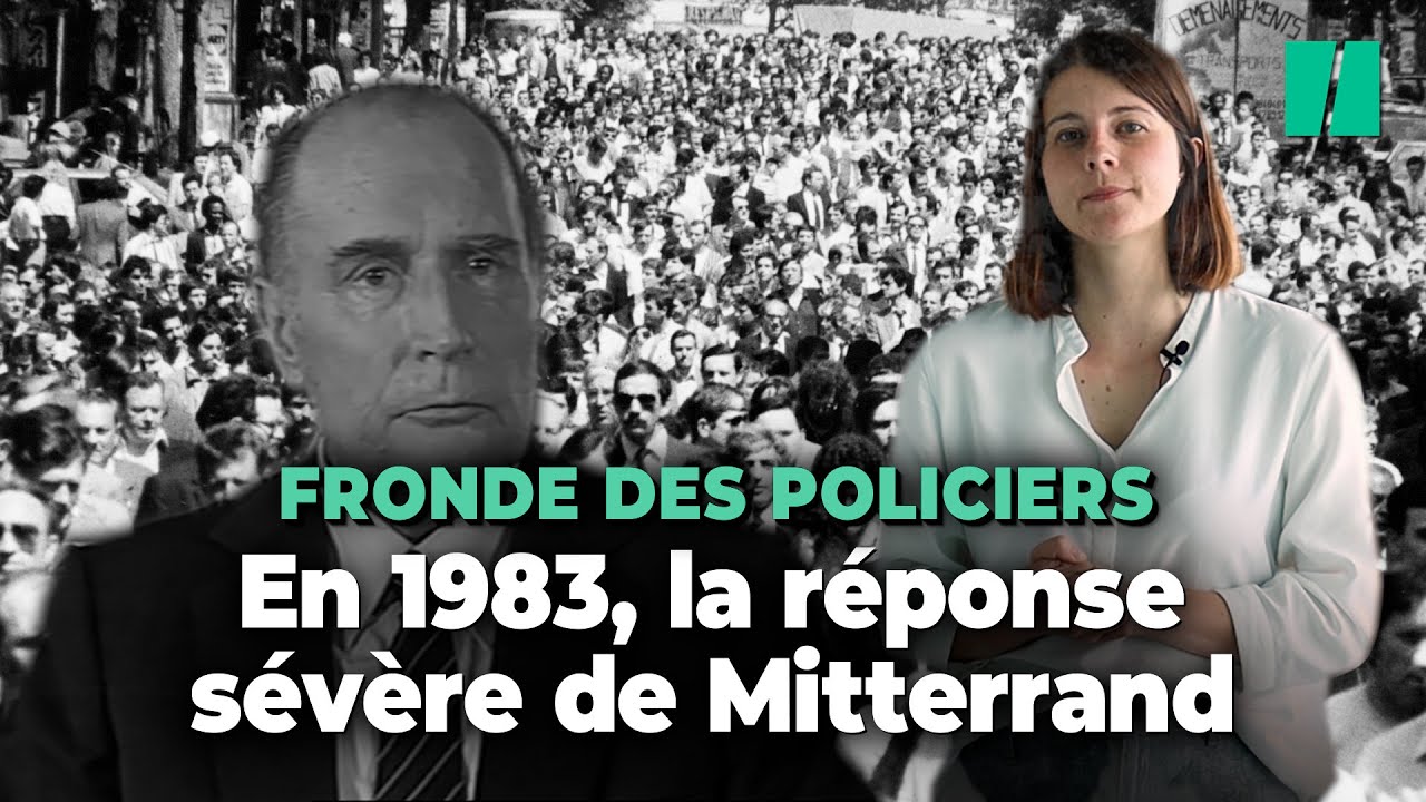 ⁣Fronde des policiers : quand François Mitterrand limogeait le directeur général de la police en 1983