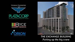 Exchange Building - Assembling the Big Crane