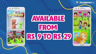 Watch Your Favorite Cartoon Series from just Rs 9 per month* only on Hungama Kids App!