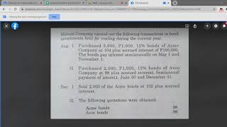 Investment in Bonds Part 1