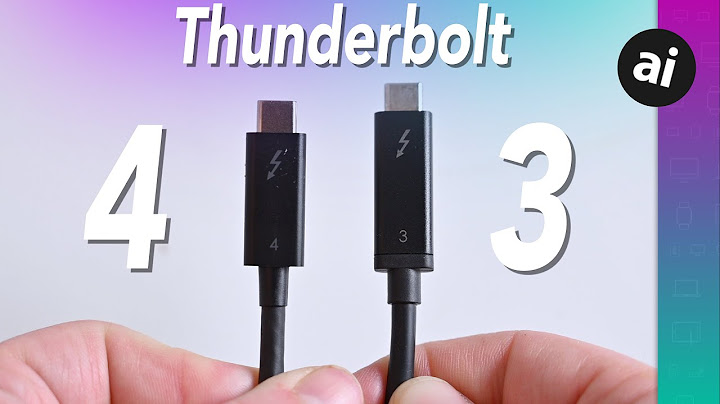 Thunderbolt 3 VS Thunderbolt 4: What's Different? - 天天要闻