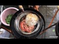 Somsak pu ob baked crab  prawn glass noodle  bangkok