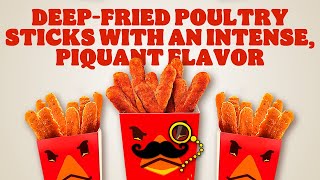 BK Spicy Chicken Fries Ad but it's verbose