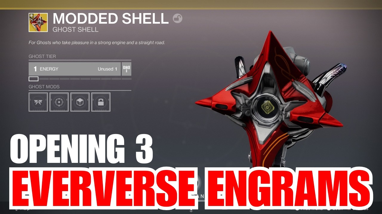 Opening 3 EVERVERSE ENGRAMS - Destiny 2 Engrams - Engram Rewards and Loot [Destiny 2]
