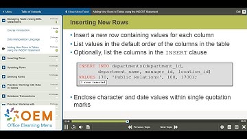 Oracle Database 12c SQL Fundamentals exam 1Z0   061 Elearning Training DEMO