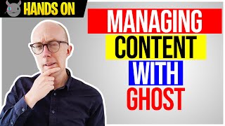 Managing your content with Ghost, and open source blogging platform screenshot 1