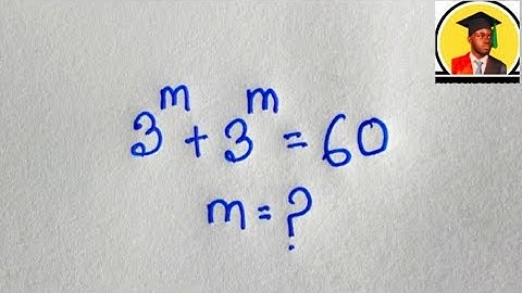 Math Trick to Solve 3 to the m Fast!