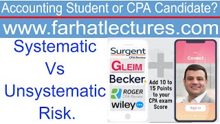 Systematic Risk Vs Unsystematic Risk Explained With Examples Essentials Of Investments Cfa Exam