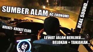 MENEGANGKAN | Naik Bus Lawas lewati Jalan Yang Berliku, Bus Sumber Alam AC Ekonomi