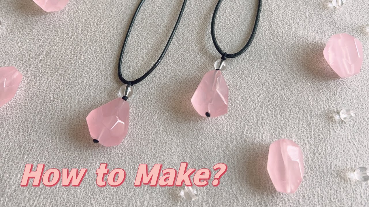How to Make Crystal Pendant Necklace (Detailed Instruction) 