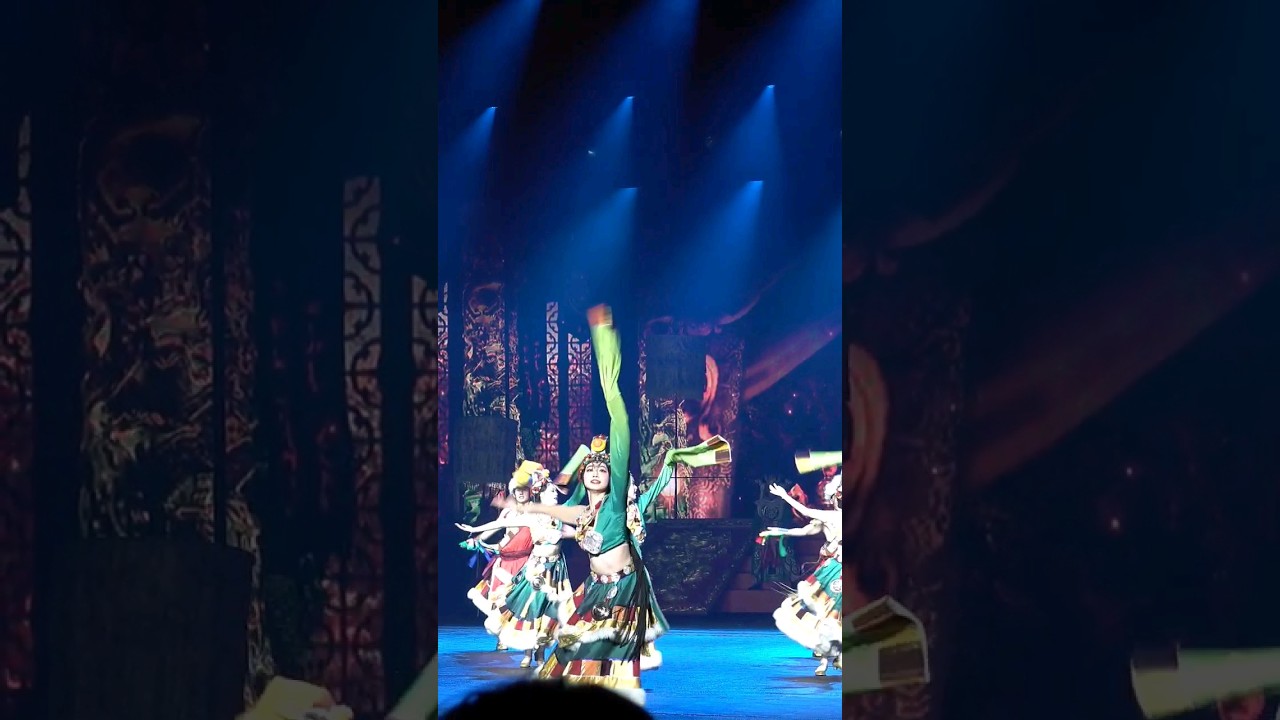 Beautiful ethic minority women dance