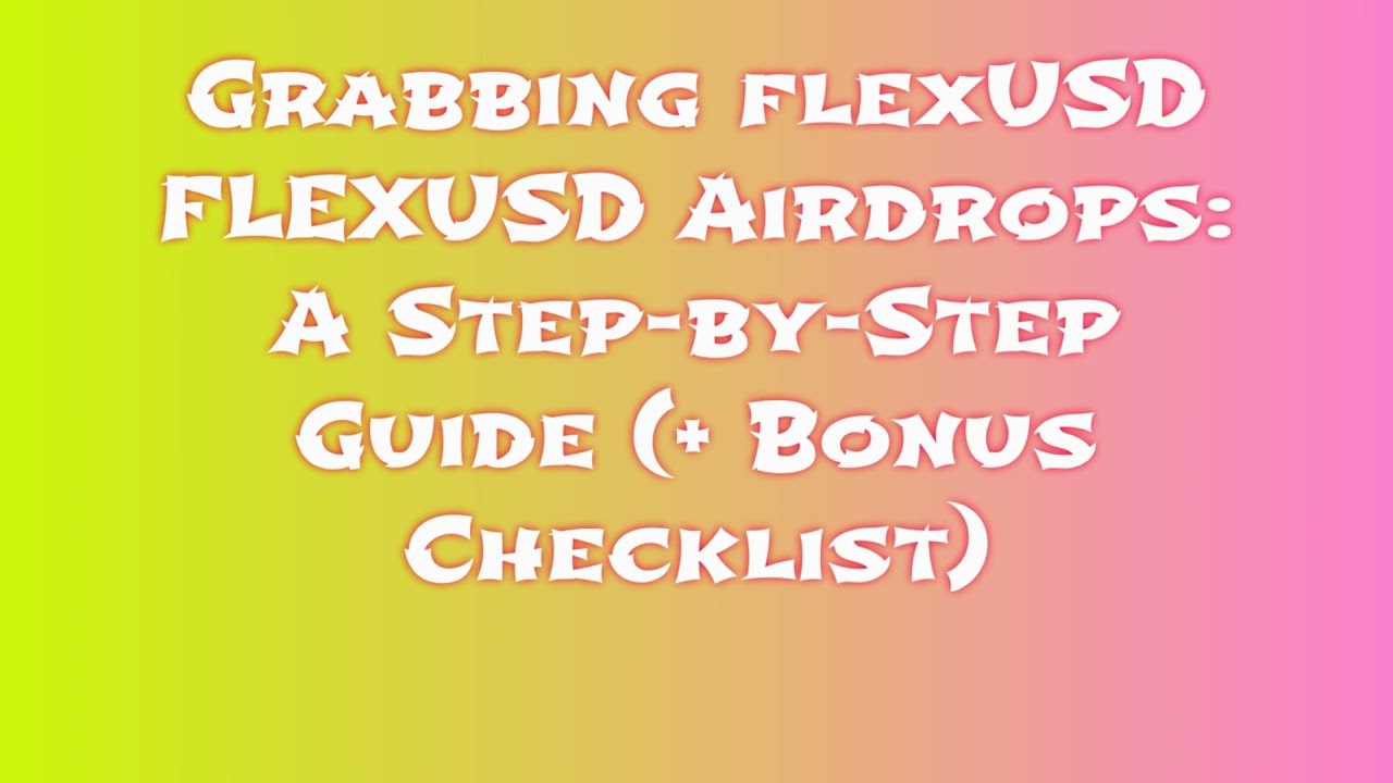 Get Free flexUSD FLEXUSD Airdrop  |  Discover flexUSD FLEXUSD Airdrop Exchange Options