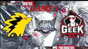 ENGLISH ONIC VS GEEK FAM  GAME2 DAY3 WEEK 1  Mobile Legends Esports   MPL Indonesia Season 13