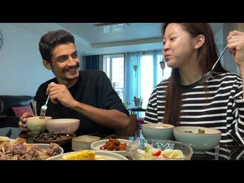 Vlog 이라크남편과 함께한 첫 추석연휴😊🎎 أول عيد تشوسوك الكوري مع زوجتي الكورية