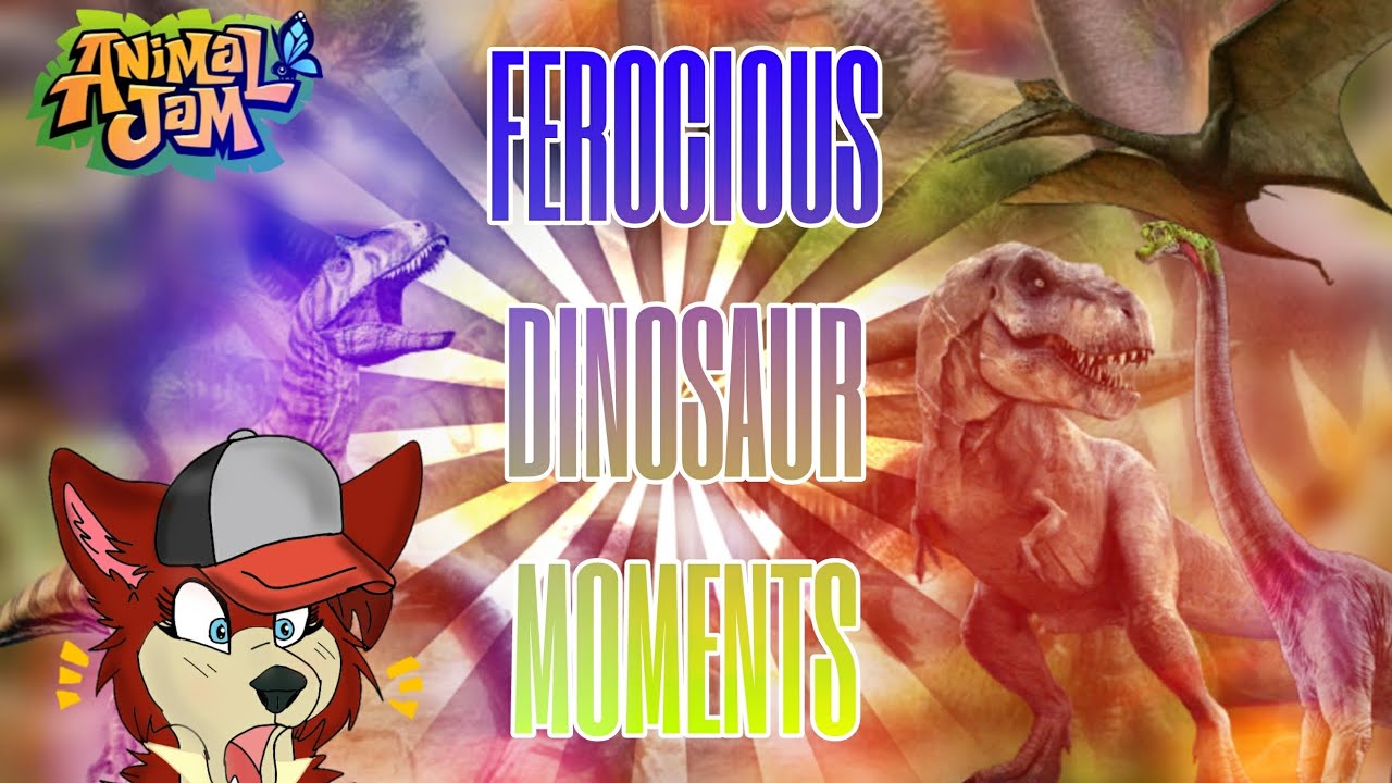 FEROCIOUS DINOSAUR MOMENTS |animal jam