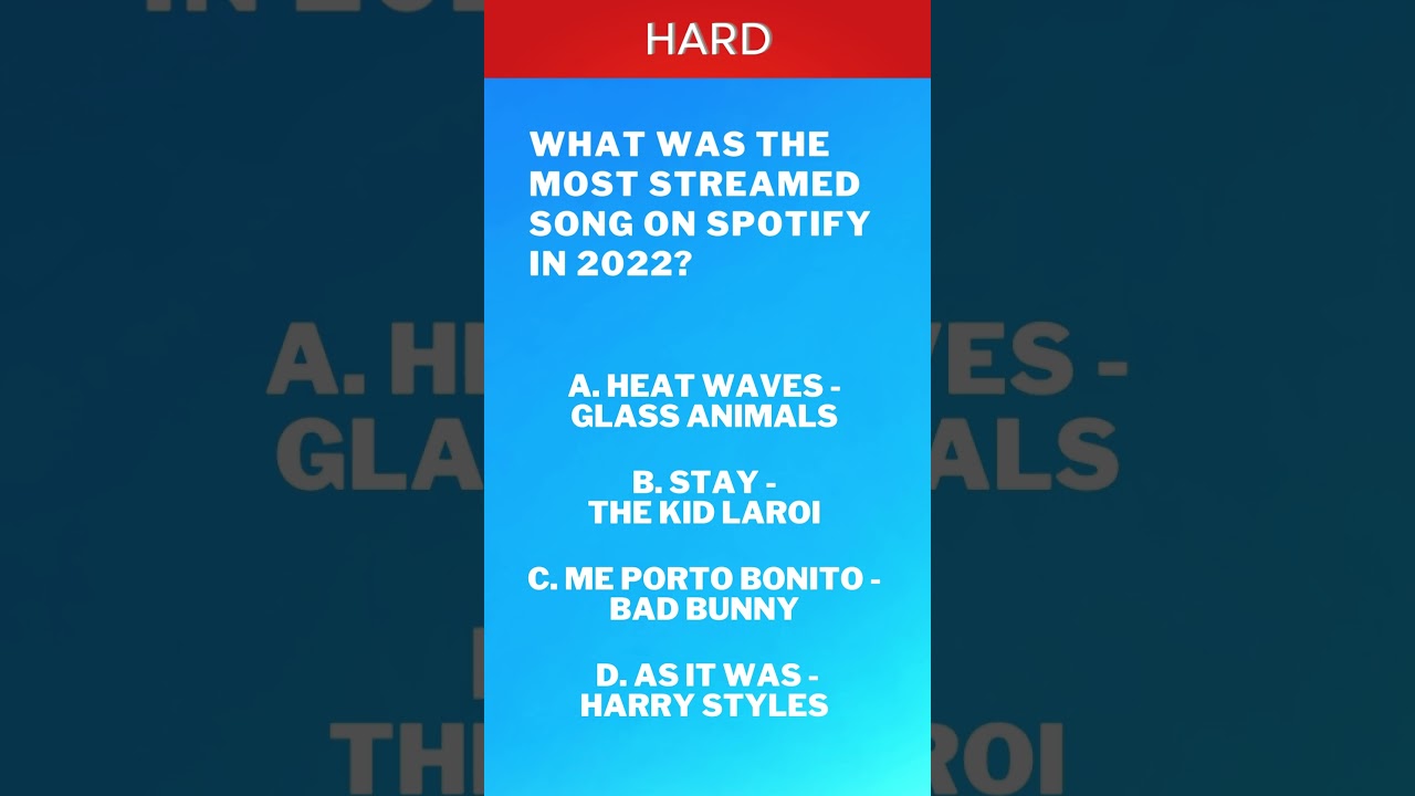 Trivia Quiz Questions - Music Trivia - Multiple Choice General Knowledge Quiz Shorts 