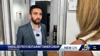 He came to America with $700 and a Dream; Now vandals have set him back