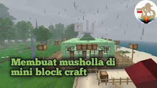 Membuat musholla di mini block craft