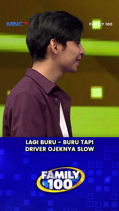 LAGI BURU -BURU, Driver Ojeknya Malah Jalan Lambat #NgeShortsBareng #shorts #family100