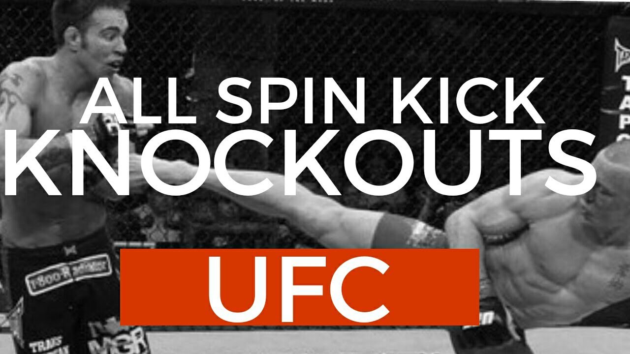 All 12 SPIN KICK KNOCKOUTS ever in the UFC 2020 Wonderboy Barboza Hall