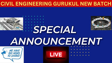 BIG ANNOUNCEMENT Live BIM & Structures Gurukul batch from 25 Nov. || limited seat