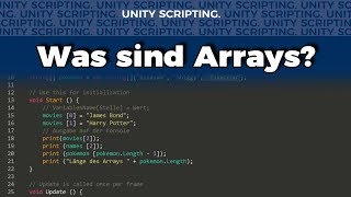 Scripting [03] - Arrays in Unity