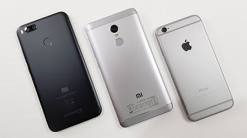 Mi A1 vs Redmi Note 4 vs iPhone 6 SPEED TEST | COMPARISON!!