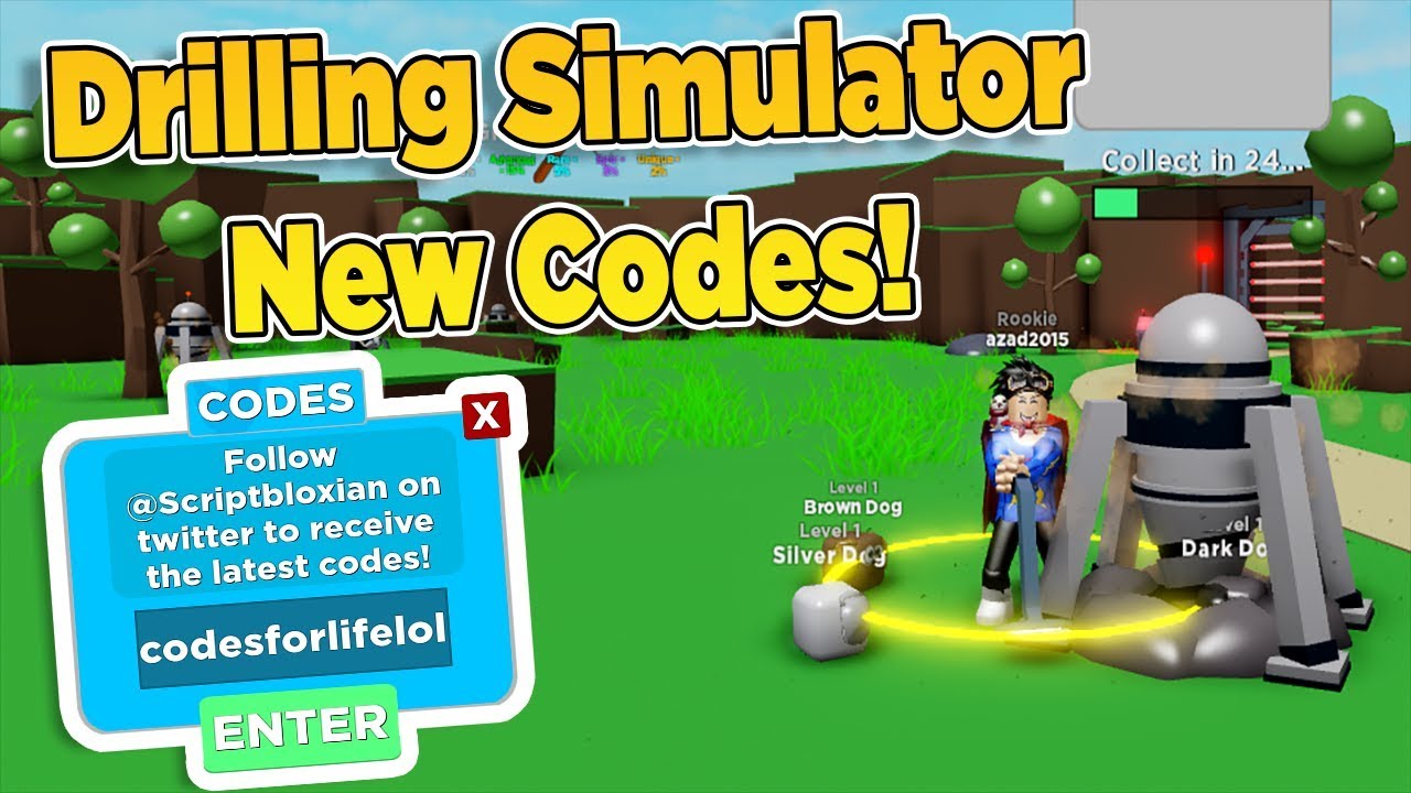 Roblox Drilling Simulator New Codes Youtube - all released codes in roblox drilling simulator video link