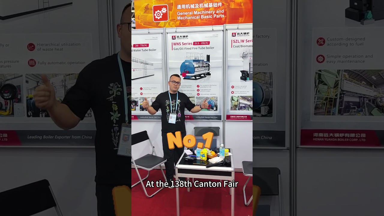 Yuanda Boiler At 138th Canton Fair. We manufacture boiler, heater, incinerator. 