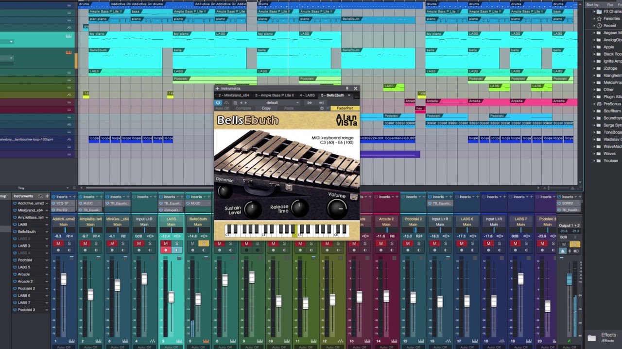 Great FREE Glockenspiel! Bells Ebuth by Alan Vista Review YouTube